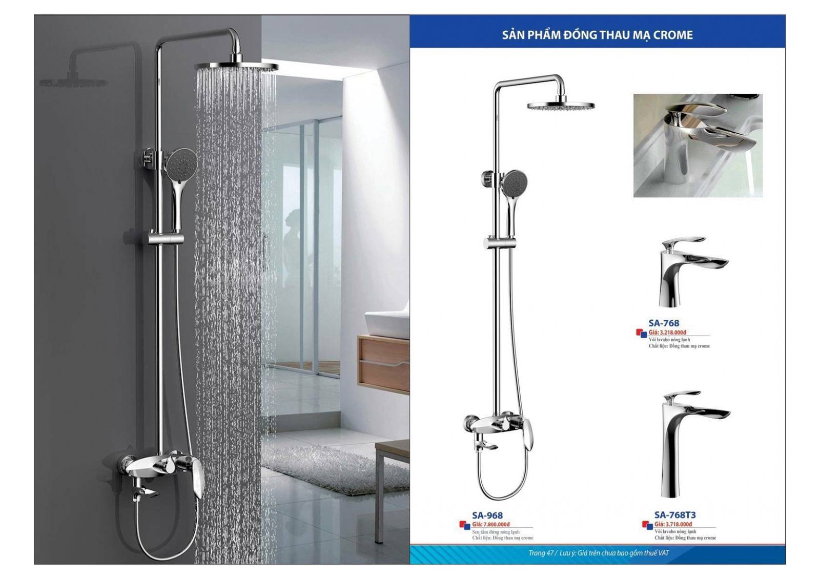 Thiết bị vệ sinh SAFANI Catalogue và bảng giá mới nhất 2024 /Page 24